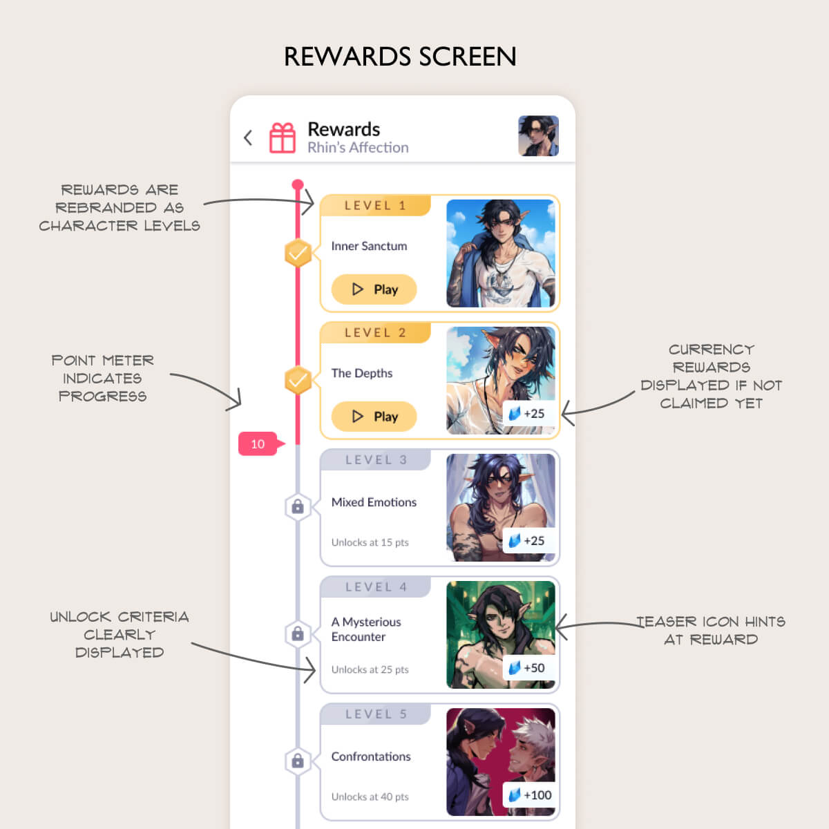 final UI mock
